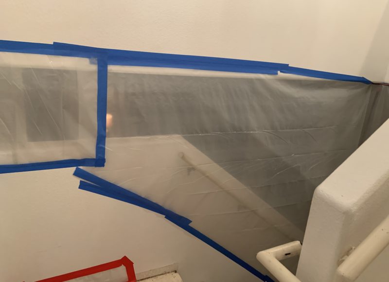 containment zone for mold removal